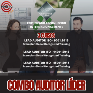 Combo Auditor Líder ISO-9001 + ISO-14001 + ISO-45001