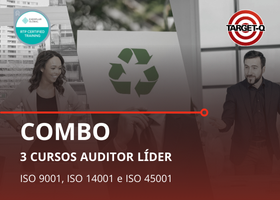 Capa do Combo auditor líder 9001 45001 14001