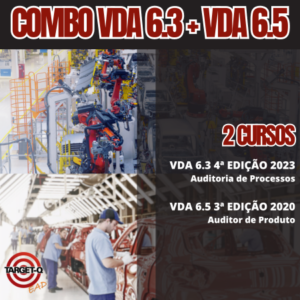 Combo VDA 6.3/ 2023 + VDA 6.5 (Processo + Produto)